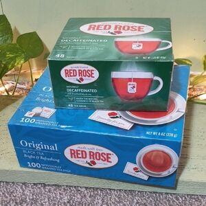 Home - Red Rose Decaffeinated 48 and Original Black Tea 100 Set